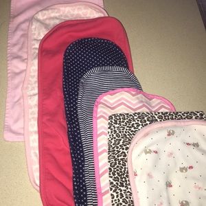 Lot of 8 burp cloths